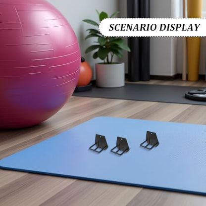 3 Sets Resistance Band Wall Anchor - Heavy Duty & Screw Mount - Workout Suspension Straps Holders for Home Gym Strength Training Fitness Exercise Equipment