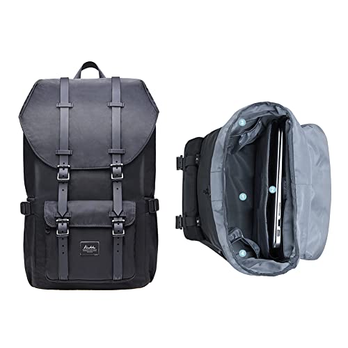 KAUKKO Unisex Ep5 Backpack, (Black (E5-3)), 45 x 27 x 17cm (HxBxT), Backpack - color: (Black (E5-3)), size: Large