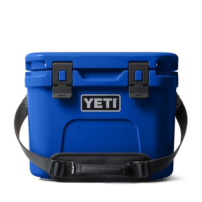 YETI Roadie 15 Hard Cooler with DoubleDuty Shoulder Strap - color: Royal Blue