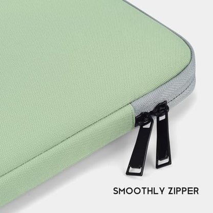 Laptop Sleeve 17 17.3 inch, Padded Travel Case for HP 17 inch Laptop/Envy 17 / Pavilion 17, Water-Resistant Portable Computer Protective Pouch Bag -Mint Green - color: Mint Green