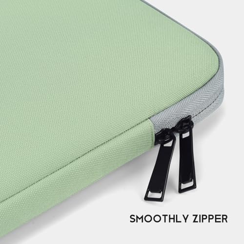 Laptop Sleeve 17 17.3 inch, Padded Travel Case for HP 17 inch Laptop/Envy 17 / Pavilion 17, Water-Resistant Portable Computer Protective Pouch Bag -Mint Green - color: Mint Green
