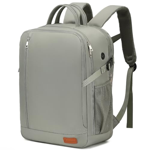 Lossga Travel Backpack, 18x14x8 Spirit Airlines Personal Item Travel Bag, Carry On Backpack Flight Aproved, Weekender Bags for Women and Men, 30L Water Resistant Lightweight Travel Backpacks - color: Pastel Green, size: 30L
