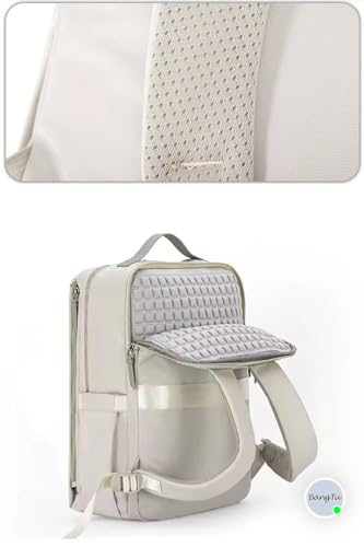 Tristan Home Minimalist Travel Backpack, Laptop Bag, Formal, Casual, Lightweight, Water-Resistant, Large (Muted Purple) - color: Muted Purple