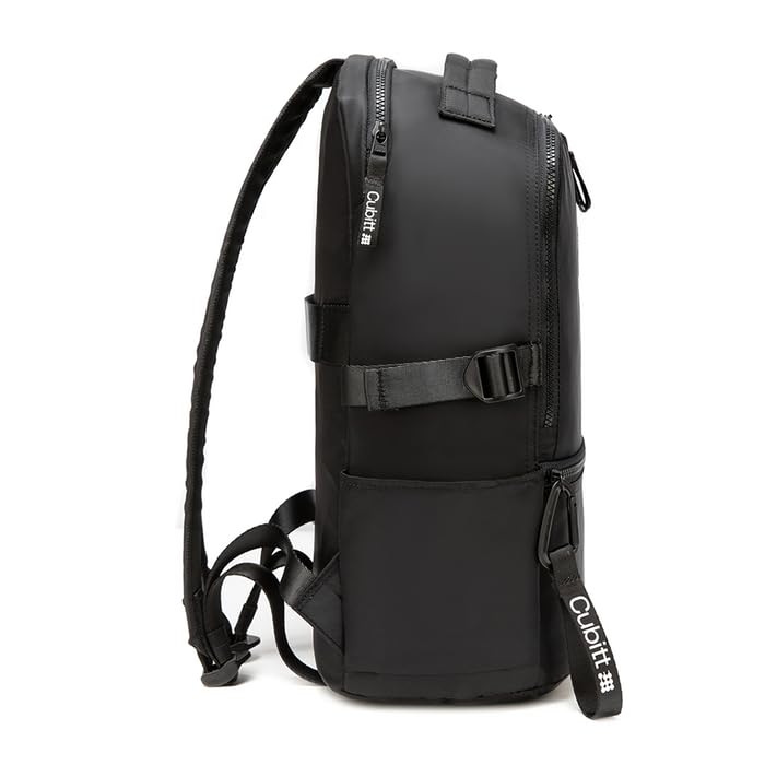 Cubitt Backpack – Lightweight Water-Resistant Laptop Backpack for Work, College & Travel with Organizer, 12kg Capacity – Obsidian Black - color: Obsidian Black