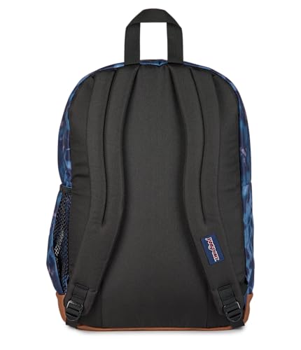 JanSport Cool Backpack with 15-inch Laptop Sleeve, Large Computer Bag Rucksack with 2 Compartments, Ergonomic Straps, Ghostly Florals - color: Ghostly Florals Navy/Purple/Pink
