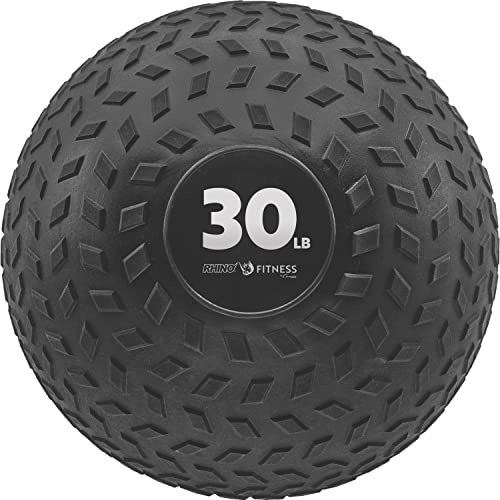 Champion Sports Rhino Fitness Slam Ball – Sand-Filled, Bounce-Resistant Ball for Strength & Conditioning, 6–50 lb - style: 30 Pound