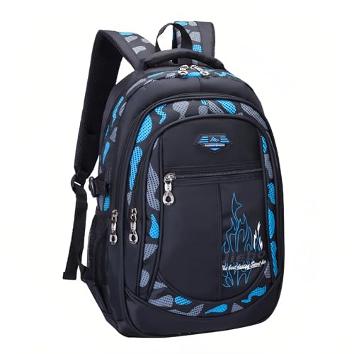 Bansusu Boys Backpack for Kids School Bag, Primary Middle School Backpack for Boys Bookbags - color: Style B - Blue