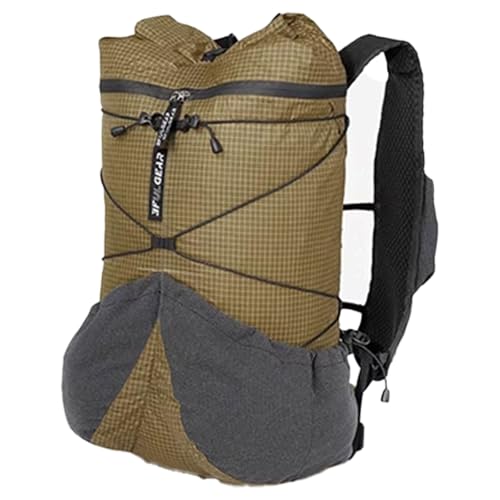 3F UL GEAR Koala Backpack 20L - Ultra-Lightweight UHMWPE Waterproof Daypack for Men & Women | Hiking & Outdoor Travel - color: Wolf Brown
