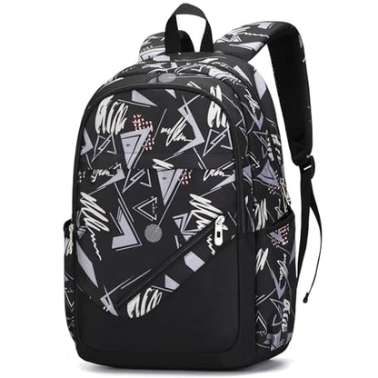 Travel Laptop Backpack, Business Slim Sturdy Water Resistant School Backpack, Gift for Men & Women, Fits 15.6 Inch Notebook - color: Popular Black