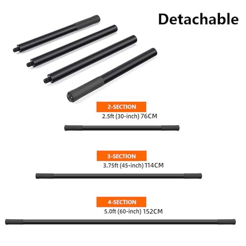Portable Stick with Nonslip Handle Light Weight Stretching Stick Postures Corrector Flexibility Exercise Rod Multifunctional Yoga Stick
