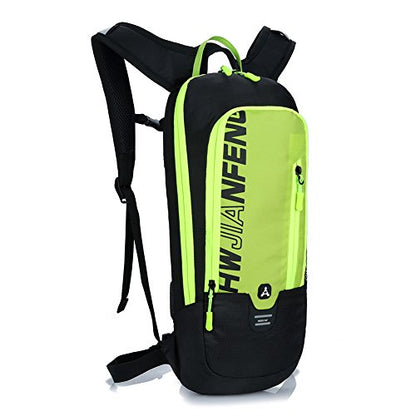 WINDCHASER Cycling Backpack, 10L Bicycle Backpack Waterproof Breathable Bag for Outdoor Travel Hiking Climbing Biking Running Skiing (Green.) - color: Green.