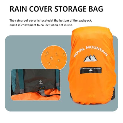 35L Hiking Backpack for Women men,Waterproof Camping Outdoor Backpacking Backpack for Travel lightweight Hiking Trekking Daypack - color: Green