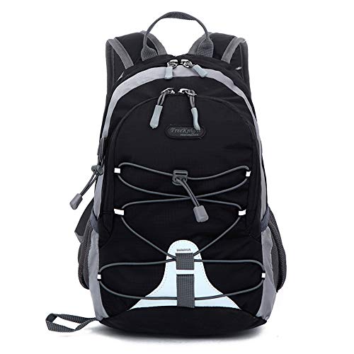 Bseash 10L Small Hiking Backpack for Kids Ages 3-6 Girls Boys Under 4 feet - color: Black
