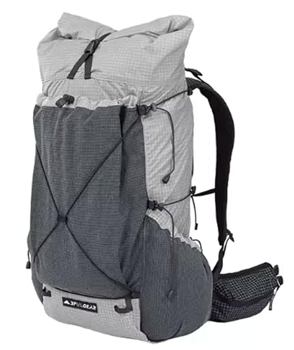 3F UL GEAR 30L+10L UHMWPE Ultralight Waterproof Hiking Backpack Daypack Outdoor Camping Travel Backpack for Men Women (Galaxy Gray, Large) - color: Galaxy Gray, size: Large