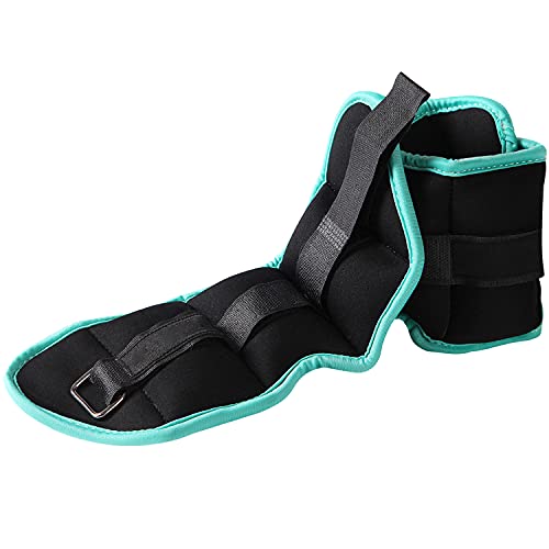 JFIT Ankle Weights - Ankle Weight Pair 10 Weight and Bundle Options - 0.5 to 8 lbs. Each (Set of 2) Adjustable Straps – Comfortable, Breathable, Moisture Absorbent Weight Straps for Men and Women - size: 1.5 lb Pair