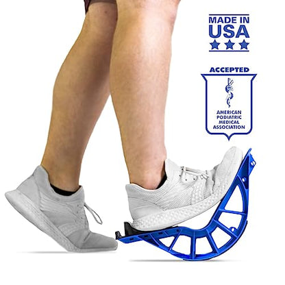 ProStretch Plus, Customizable/Adjustable Calf Stretcher and Foot Rocker for Plantar Fasciitis, Achilles Tendonitis, and Tight Calves
