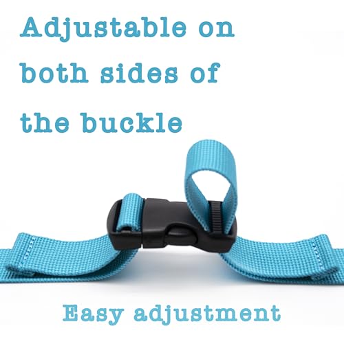 Backpack Chest Strap, Universal Add on Adjustable Sternum Strap, Chest Belt Replacement, with Heavy Duty Quick Release Buckle Clip, for Travel, Hiking, Camping, School - color: Blue