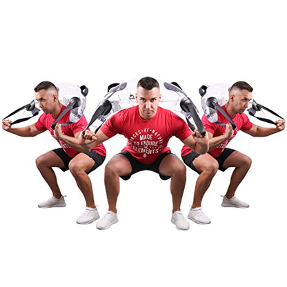 JOYPLUS Aqua Bag Workout, Adjustable Training Bag and Power Bag with Water, Core and Balance Trainer, Portable Stability Fitness &Full Body Exercise Equipment for Weight