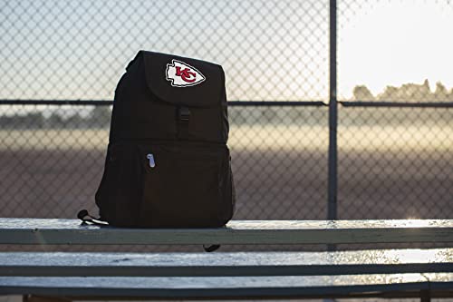 Picnic TIME NFL Zuma Backpack Cooler, Soft Cooler Backpack, Lunch Cooler - color: Black