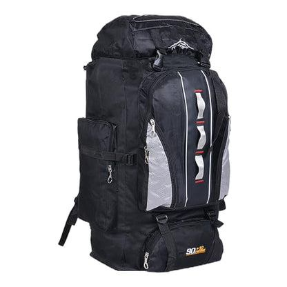 Camping Backpack, 100L Tear and Water-resistant Hiking Backpack, Multi-pocket Camping Rucksack with Zipper, Bag for Men and Women Travel Outdoor