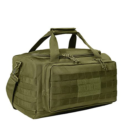 Tactical Gear bag Heavy Duty Duffel Gym bag/Tactical Backpack Custom Embroidered with your own text (Olive Drab Green) - color: Olive Drab Green