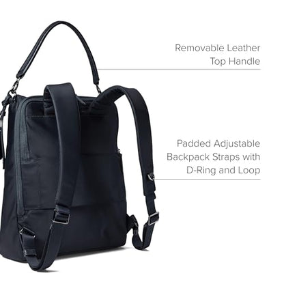 TUMI Voyageur Leigh Backpack/Tote Black/Gunmetal One Size - color: Black