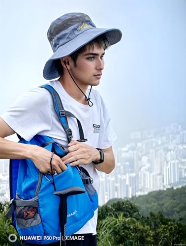 YZAOLL 20L Small Hiking Backpack Lightweight Day Packs, Packable Backpack for Women Men Travel Camping Vacation,Blue - color: A-20l-blue