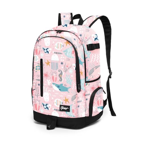 rickyh style School Backpack Travel Bag for Men & Women Lightweight College Back Pack with Laptop Compartmen - color: 01fhdsj