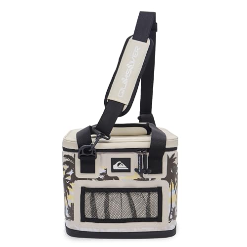 Quiksilver Cooler, 24 Cans, 48H Insulated Cooling, Leak Proof, Waterproof IPX7, Heavy Duty Cooler Bag for Beach, Camping, Fishing - color: Tropicamo, size: 18L
