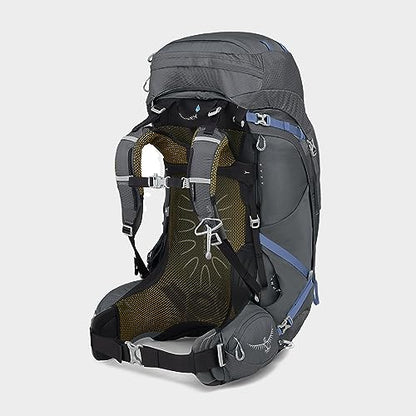 Osprey Aura AG 65L Women's Backpacking Backpack, Tungsten Grey, WM/L - color: Tungsten Grey, size: Medium-Large