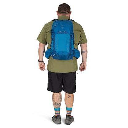 Osprey Talon 22L Men's Lightweight Hiking Backpack - Small Daypack for Travel & Camping, Green Canopy/Pine Leaf, Extended Fit - color: Green Canopy/Pine Leaf, size: 22L - Extended Fit