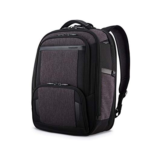 Samsonite Pro Slim Backpack, Shaded Grey/Black, One Size - color: Shaded Grey/Black