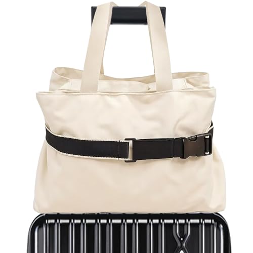 Adjustable Black Luggage Connector Straps for Suitcases | Handle Wrap | Secure Multiple Bags Hands-Free | Stylish Designs Fit Away/Travelpro Luggage | Business Trip & Travel - color: Luggage Strap-Black-02