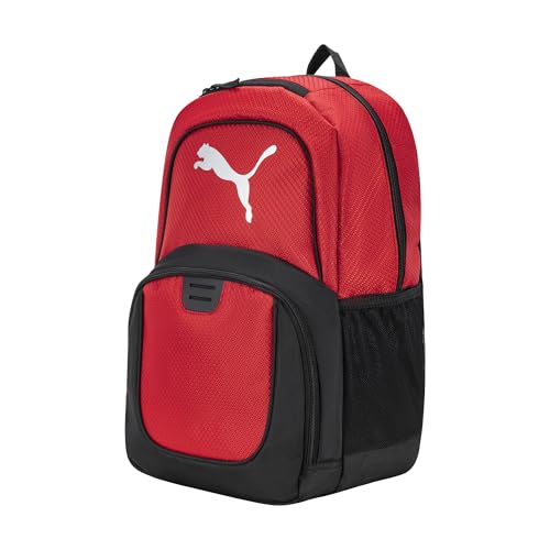 Puma Evercat Contender 3.0 Backpack Bag, Red, OS - color: Red, style: Contender Backpack With Laptop Sleeve, Item Organizer & Media Pocket