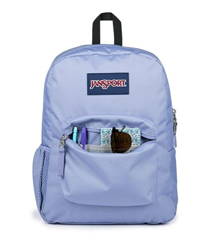 JanSport Cross Town Backpack - Simple Bag for Everyone with 1 Main Compartment, Front Utility Pocket - Premium Class Accessories - Lavender Ash - color: Lavender Ash