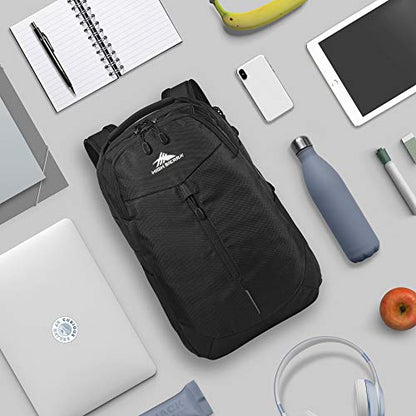 High Sierra Swerve Pro Backpack with Laptop Pocket + Tablet Sleeve, Fits most 17” Laptops, 27L, Black - color: Black, size: One Size
