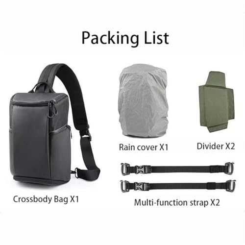 DSLR Camera Bag Waterproof Camera Sling Backpack with Rain Cover, Camera Backpacks for Photographers Hiking (Green) - color: Green
