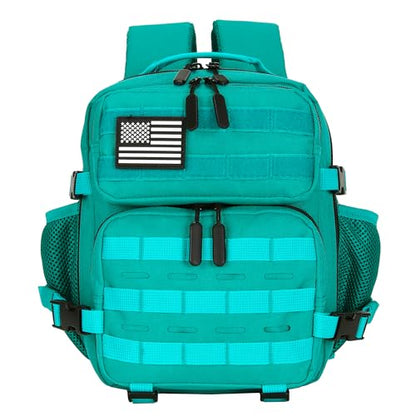 9L Mini Tactical Backpack for Men and Women Tactical Backpack Small for Hiking Small Tactical Bag Fitness Pack - color: Blackish Green