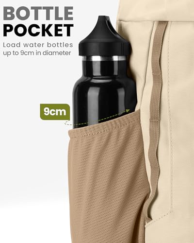 OutdoorMaster Hiking Daypack, Adjustable Single And Double Shoulder Backpacks, Lightweight Sling Bag, Crossbody Shoulder Chest Urban Outdoor Travel Backpack for Women & Men - Khaki