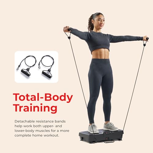 Sunny Health & Fitness Fitboard Vibration Platform Exercise Machine with Multiple Speed Settings and Vibration Modes for Multipurpose Workouts - size: 2D