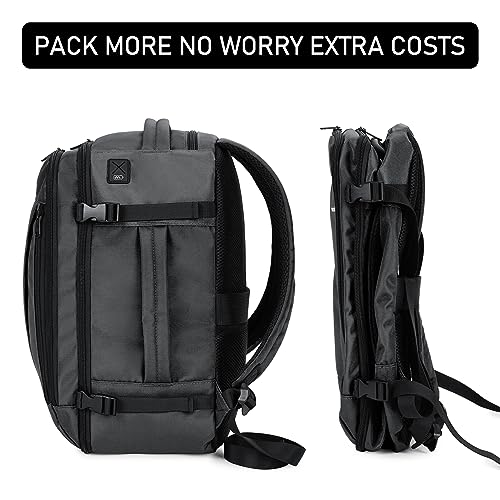 ECOHUB Travel Backpack 18x14x8 Frontier Airlines Personal Item Bag Ash Grey - color: Grey, size: 18 inch
