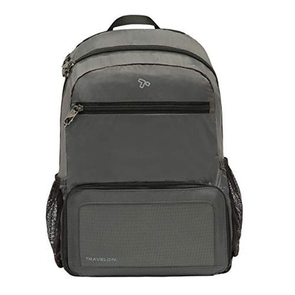 Travelon Anti-Theft Active Packable Backpack - color: Charcoal
