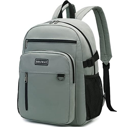 MIRLEWAIY Classical School Backpack Lightweight Bookbag Casual Daypack Travel Work Bag For Teenagers College Girls boys - color: Green