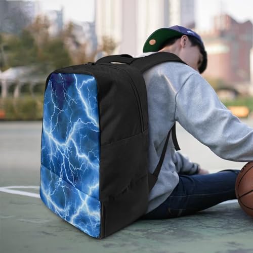 Basketball Backpack With Separate Ball Compartment And Shoes Fit Basketball Volleyball Football - color: Lightning