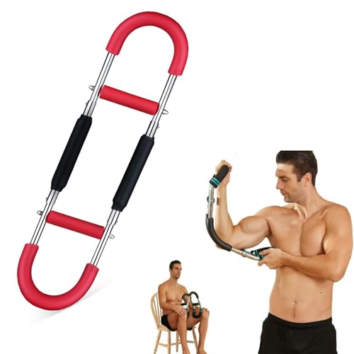 Twister Arm Trainer,The Ultimate arm Trainer.Adjustable Twister Arm Chest Exerciser,Shoulder Muscle Training Fitness Equipment, Upper Body Strength Training Machine.Portable Spring Resistance - color: Blue