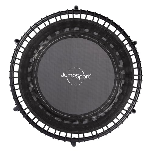 JumpSport 39" Premium Fitness Trampoline Exercise Rebounder 30 Adjustable Bungees 275 lb Wt. Rating - style: JumpSport 350