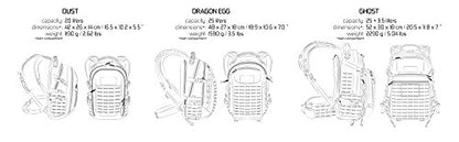 Direct Action Dragon Egg Mk II Tactical Backpack Flecktarn 25 Liter Capacity - color: Flecktarn, size: 25 Liter