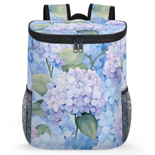 Insulated Cooler Backpack Portable Soft Cooler Bag Ice Chest Backpack for Camping Beach Picnic Lunch Work Travel - color: Multicolor 7