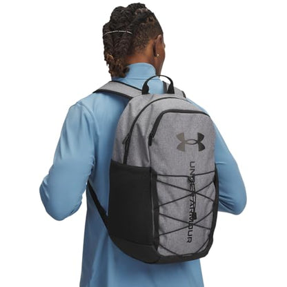 Under Armour Unisex Hustle Sport 6.0 Backpack, (025) Castlerock/Black/Black, One Size Fits Most - color: (025) Castlerock / Black / Black, size: One Size Fits Most