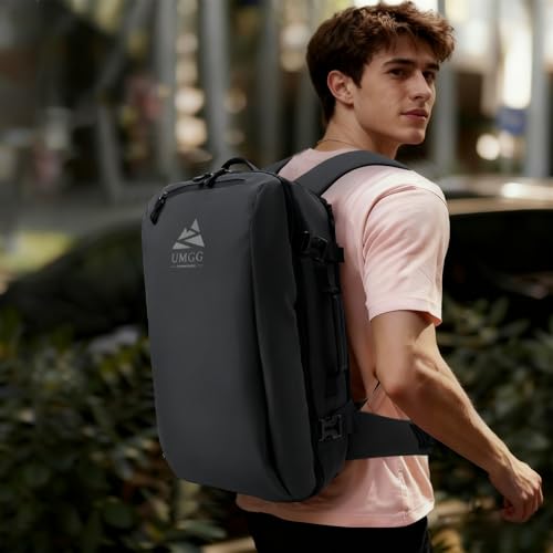 Vacuum Travel Backpack 60L with Air Pump Vacuum Water Resistant Air Compression System Carry On Suitcase Luggage with Rain Cover Black - color: Black, size: Vacuum